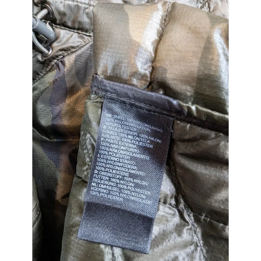 The North Face Jacket Mens XXL Olive Green ThermoBall Quilted Full Zip Puffer